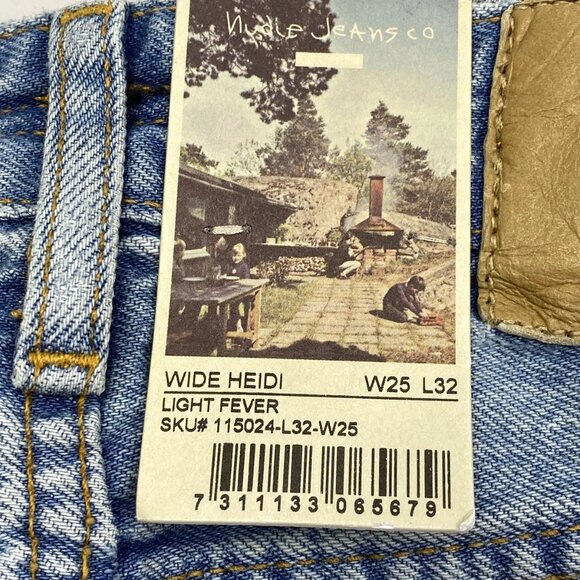Nudie Jeans Wide Heidi Wide-Leg Jeans – Size 25x32 (NWT) - Picture 4 of 11